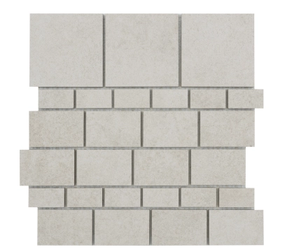 Rebel Malla Stone White, Natural, 29.3x32.7cm, 10.00mm, Rectified