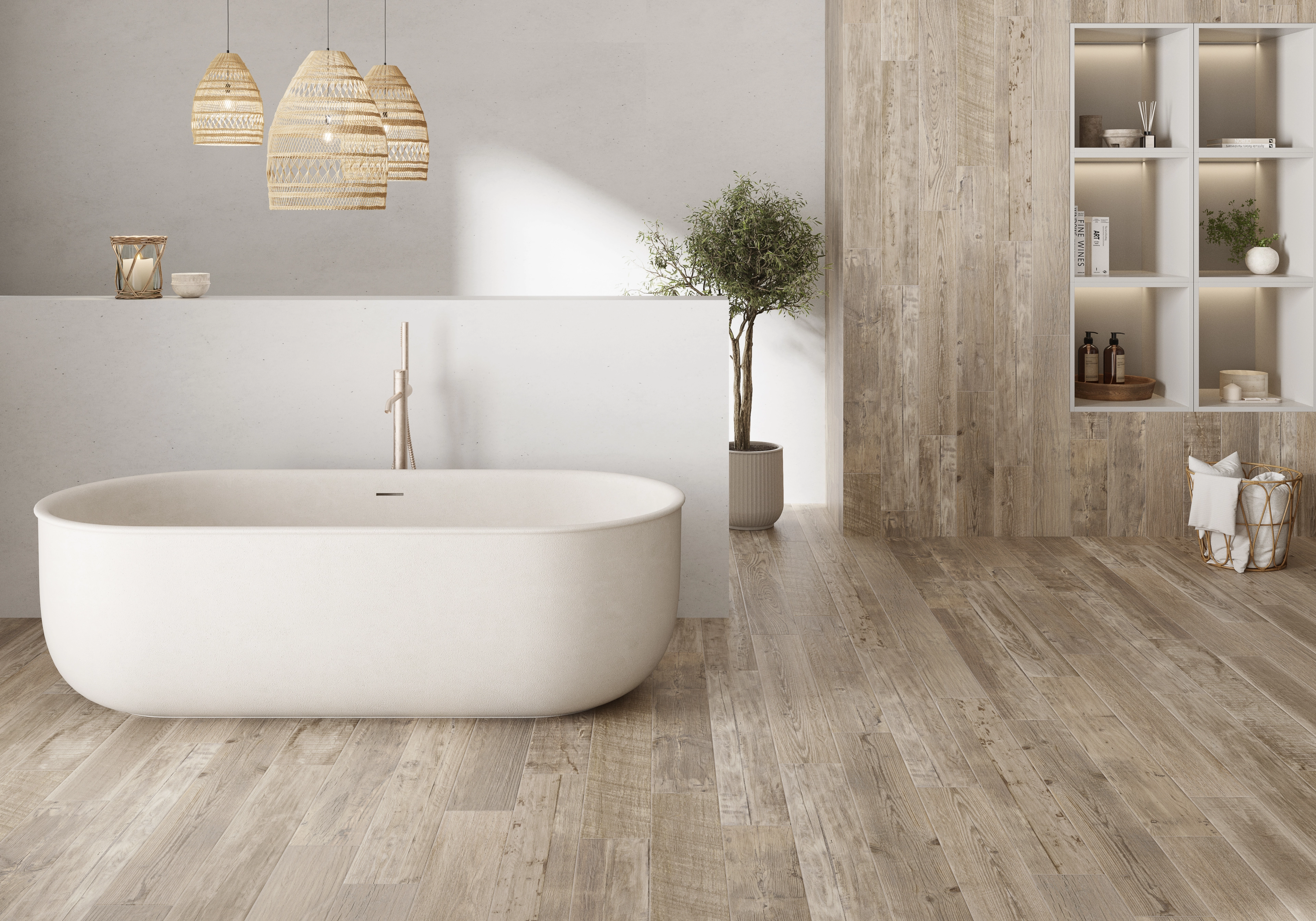 Ecoceramic Cedarwood, Wood