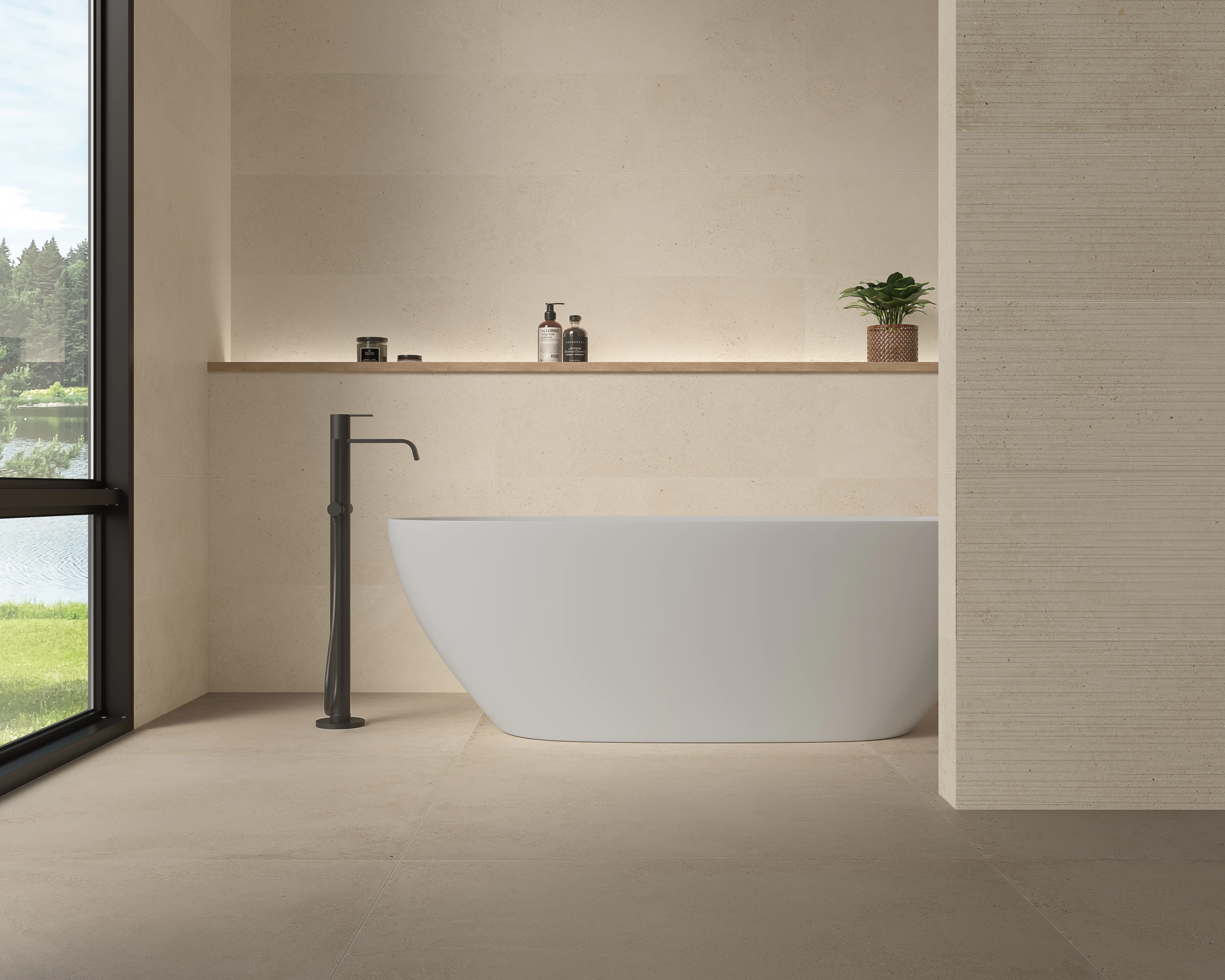 Ecoceramic Besana, Concrete