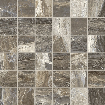 Gemstone Mosaico Mix 02GNM60R - Taupe, Naturale, 30x30cm, 10.00mm, Rectified