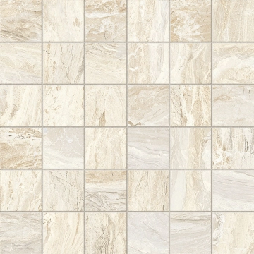 Gemstone Mosaico Mix 02GNM12RL - Ivory, Lux, 30x30cm, 10.00mm, Rectified