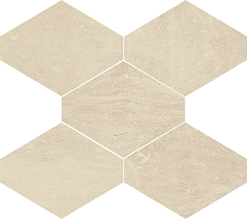 Absolute Esagona 02CAU1E - Bianco, Naturale, 34x39cm, 9.50mm, Not rectified