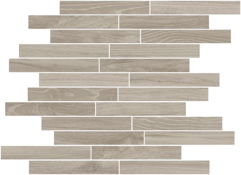 Rustic Stick 02CRT4SK - Grey, Naturale, 30x30cm, 9.50mm, Rectified
