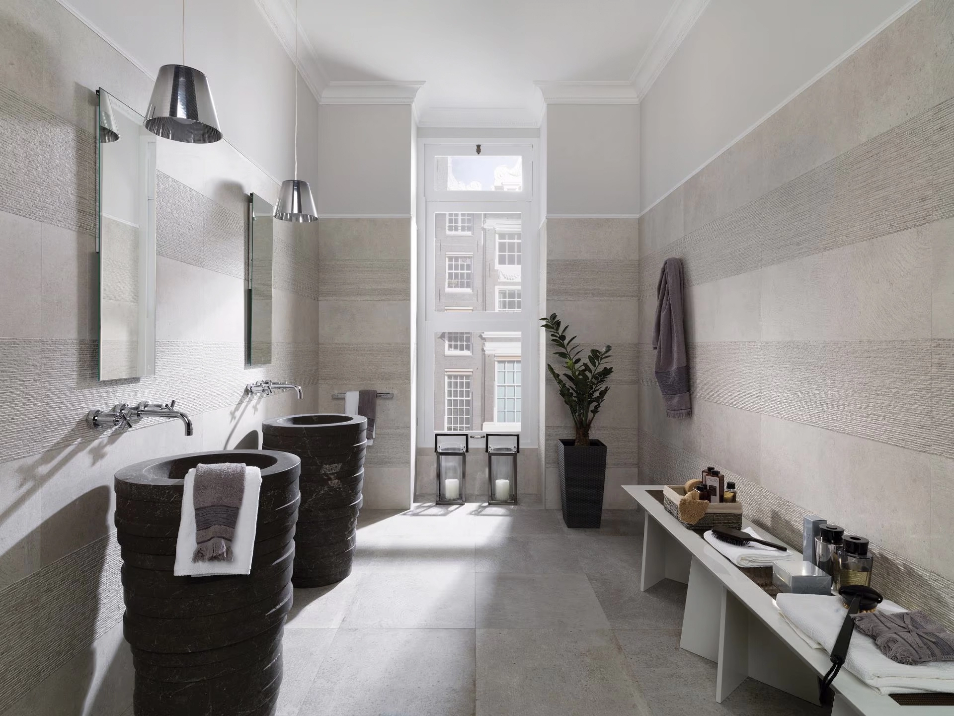 Porcelanosa Park, Concrete