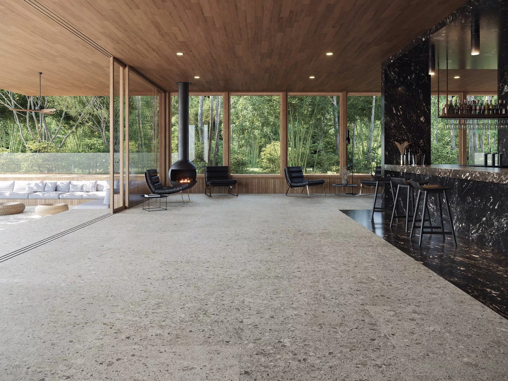 Porcelanosa Trento, Terrazzo; Stone