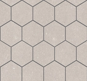 Adda Malla Hexagono 100323324 - Sand, Matt, 26.5x28.3cm, 10.00mm, Rectified