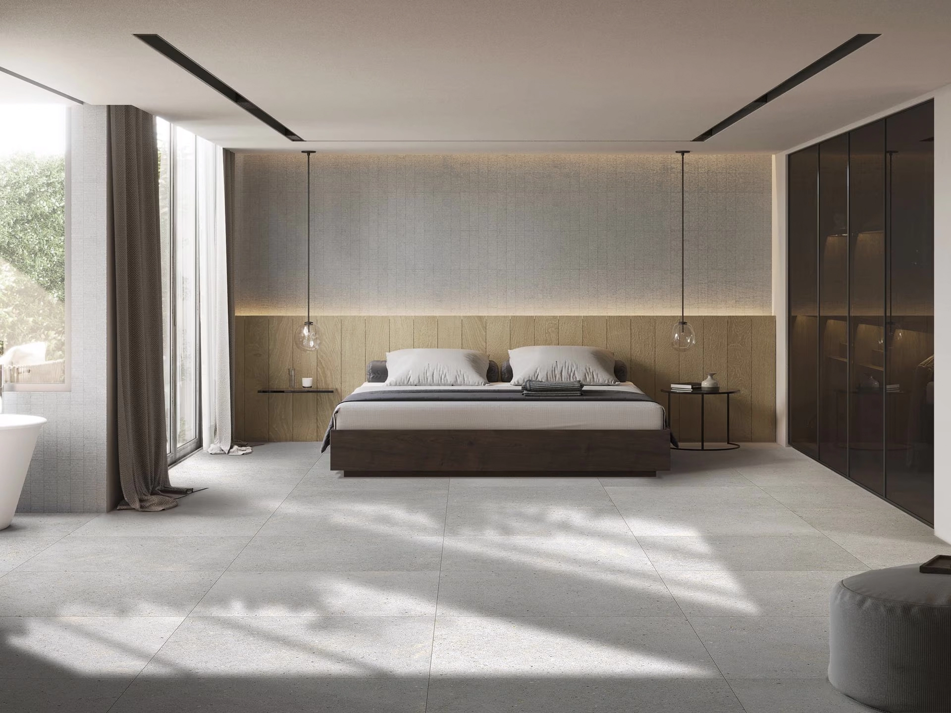 Porcelanosa Matika, Concrete; Stone