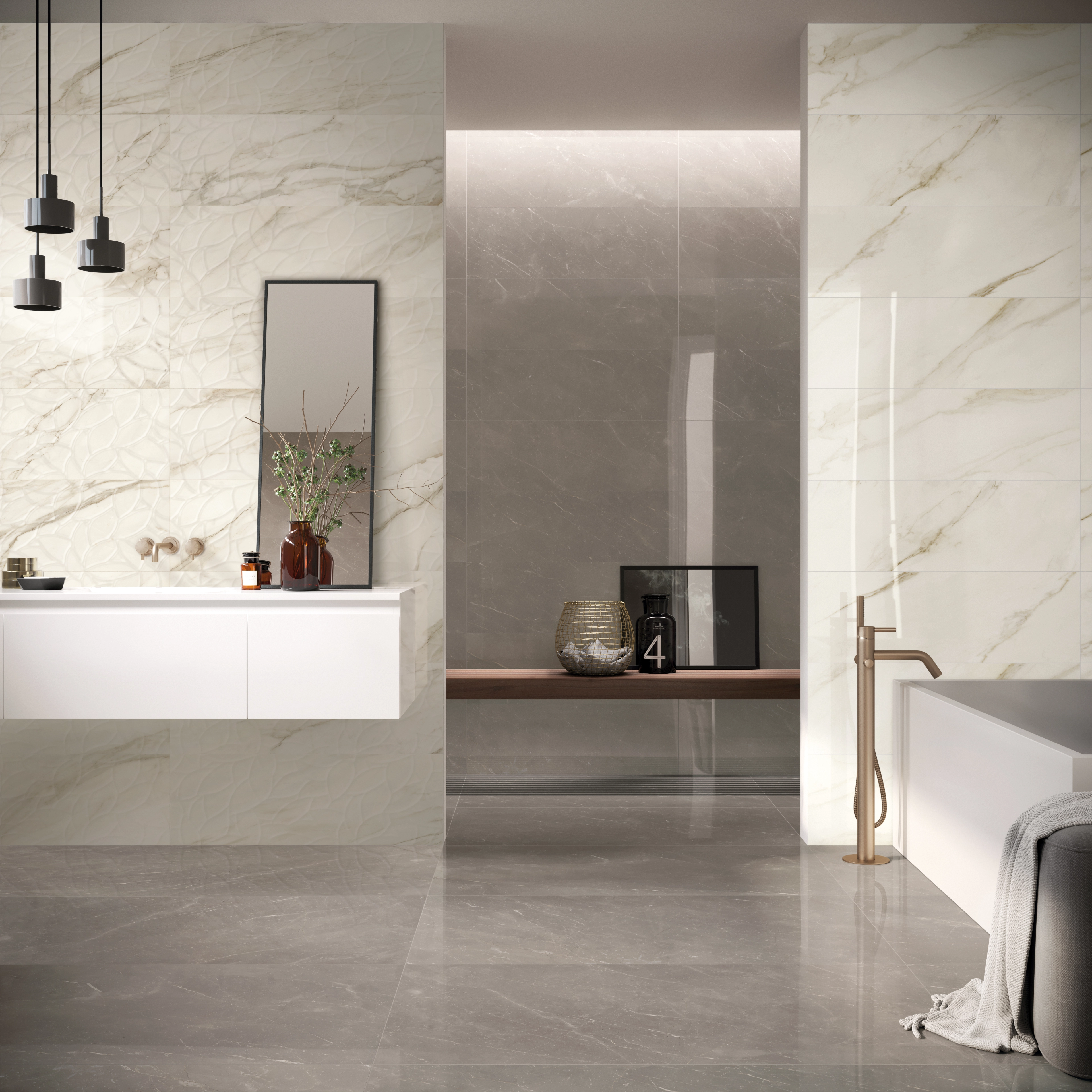 Armonie Ceramiche Marmo Lab Wall, Marble