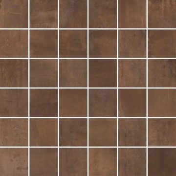 Interno 9 Mosaico Quadretti I9R09301 - Rust, Naturale, 30x30cm, 8.50mm, Rectified