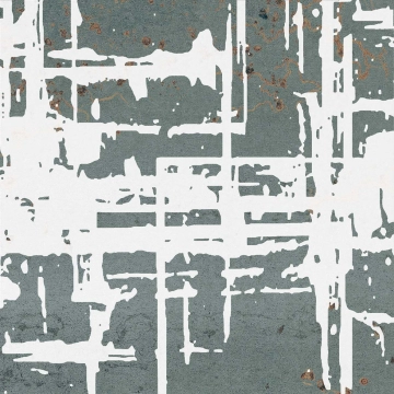 Poetry Decor PF60010670 - Lines Paint Verdigris, Naturale, 20x20cm, 8.50mm, Not rectified