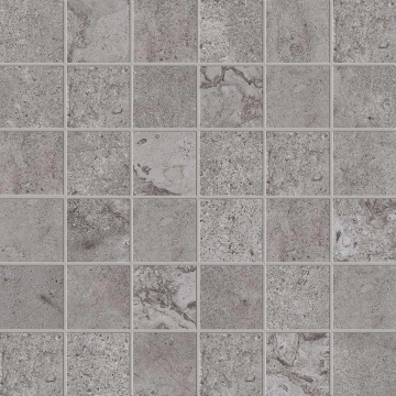 Alpes Raw Mosaico Quadrato PF60000261 - Lead, Naturale, 30x30cm, 8.50mm, Rectified