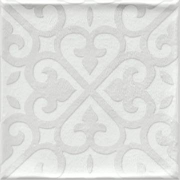 Etnia Tamil 3460 - Blanco, Brillo, 13x13cm, 7.40mm, Rectified