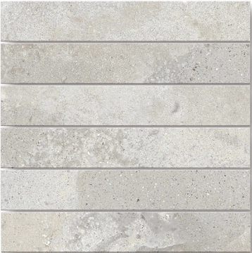Palladiana Mosaico Listello D76652L - Beige, Matt, 30x30cm, 9.50mm, Rectified