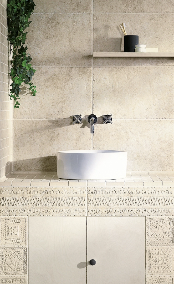 Ceramiche Settecento Azteca Avorio, Naturale, 32.7x49cm, 10.00mm, not ...