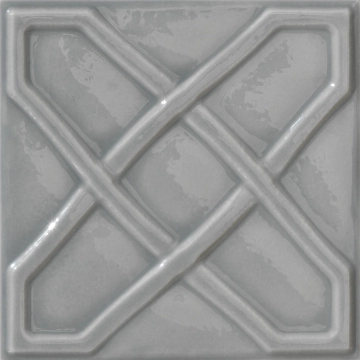 Chelsea Decoro Square 305N3 - Smoke, Glossy, 15x15cm, 13.00mm, not-rectified