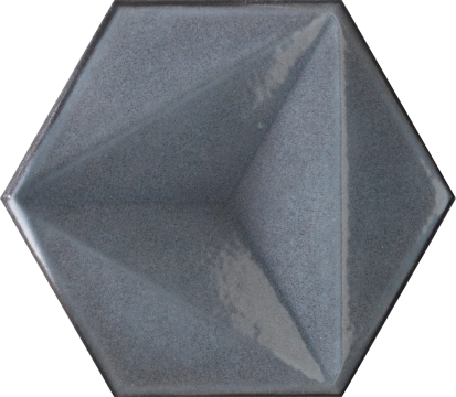 Karma Esagona 154113 - Grigio, Glossy, 14.8x17cm, 10.00mm, not-rectified