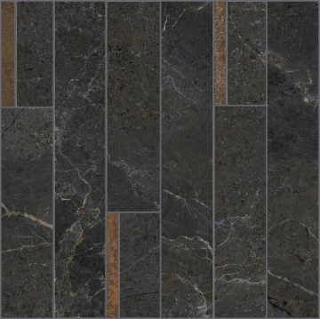 Noble Stone Mosaico Modulo 199134 - Dark, Naturale, 30x30cm, 8.80mm, Rectified