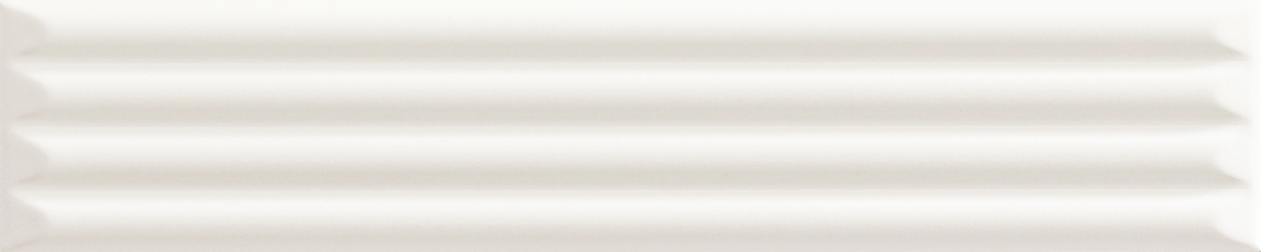 Up Cannettato 192131 - White, Glossy, 5x25cm, 15.00mm, Not rectified