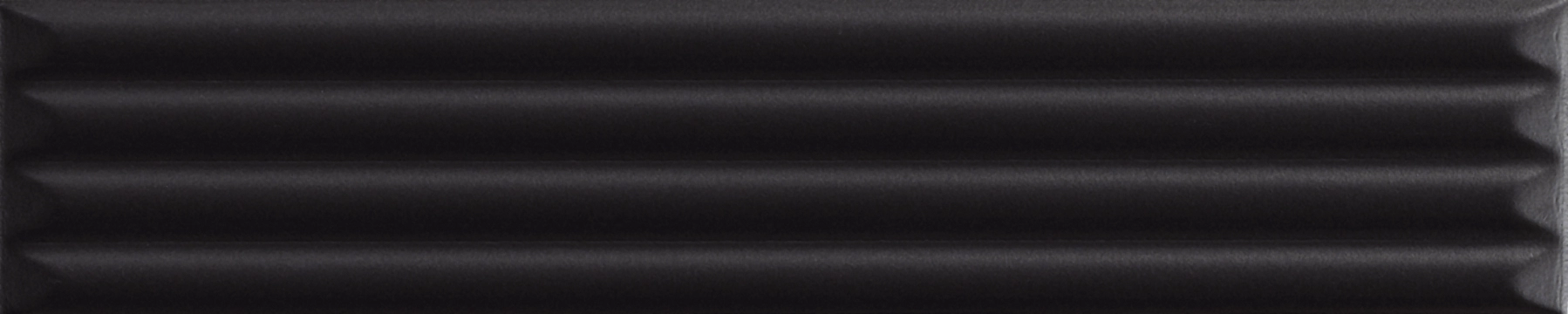 Up Cannettato 192132 - Black, Glossy, 5x25cm, 15.00mm, Not rectified