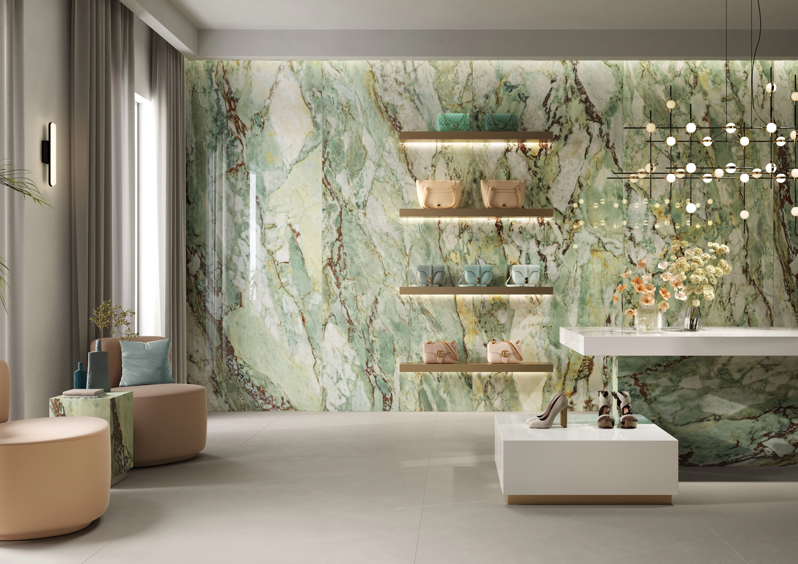 La Fabbrica Ava Green Sky, Marble