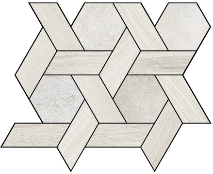 Il Cerreto Rete Esagonale MOSCP04 - Champagne White, Naturale, 11.81x10.24