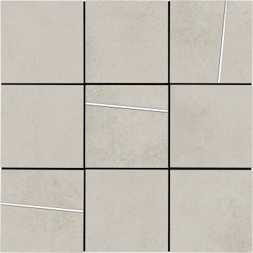 Hurban Quadrotto 177321 - White, Naturale, 30x30cm, 8.80mm, Rectified