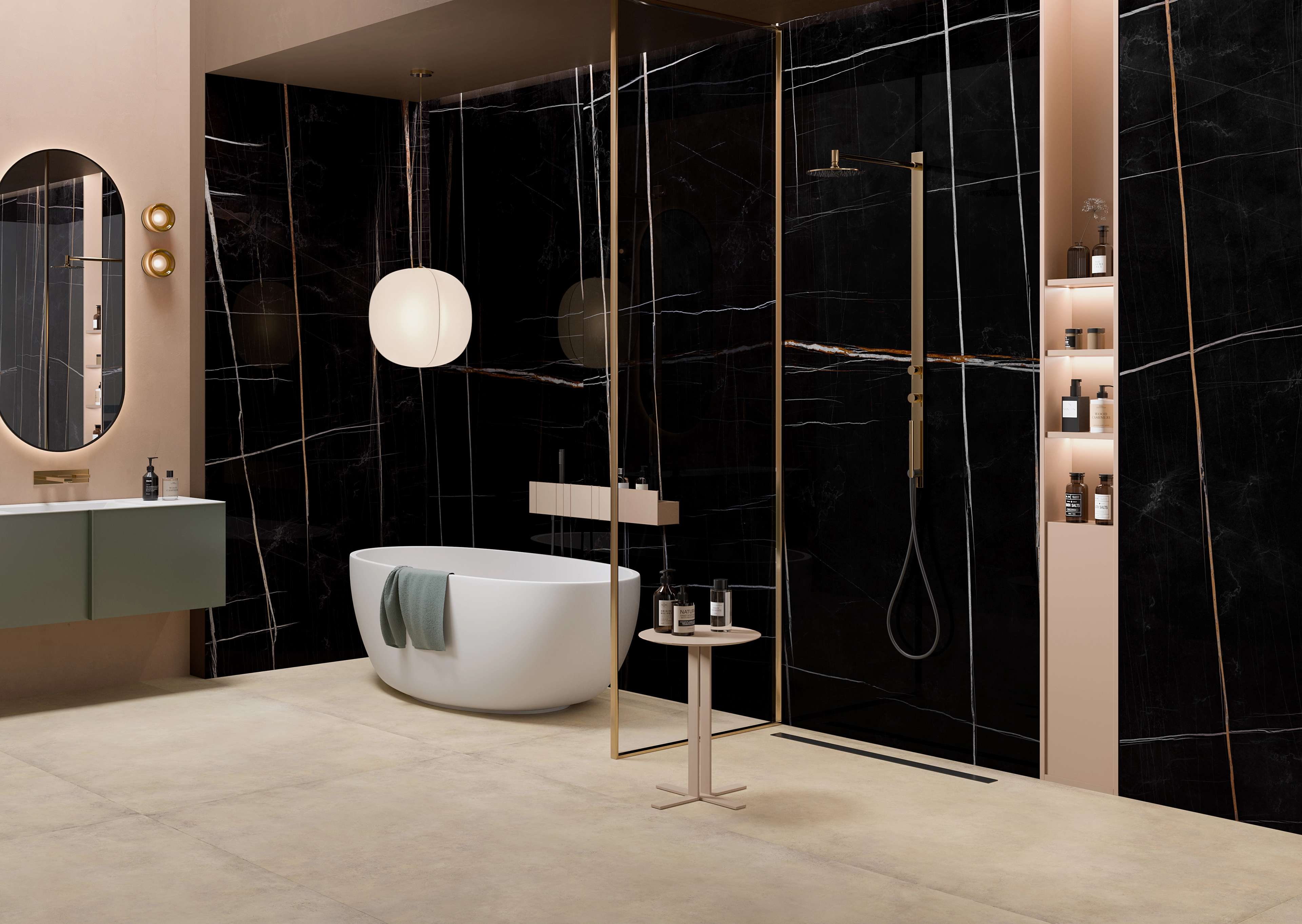 La Fabbrica Ava Sahara Noir, Marble