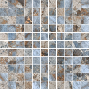 Gemstone Mosaico 179121 - Ocean, Naturale, 30x30cm, 8.80mm, Rectified
