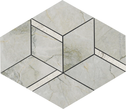 Bolgheri Stone Rombo 196103 - Sage, Naturale, 37x22cm, 8.80mm, Rectified