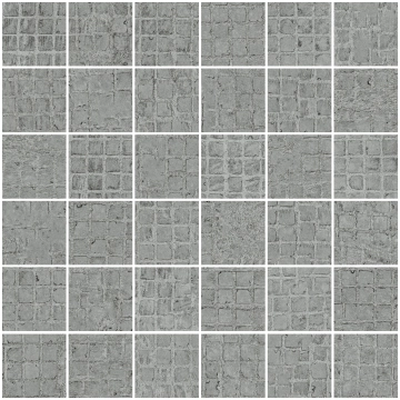 Novart Mosaico CSAMNOGY30 - Grey, Naturale, 30x30cm, 9.00mm, Not rectified
