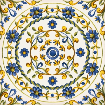 Vita Decoro CSAFMXLU20 - Fiore Mix, Lucido, 20x20cm, 9.00mm, Rectified