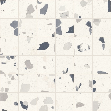 Deconcrete Mosaico De-Medium CSAMDMWH30 - White, Naturale, 30x30cm, 9.00mm, Rectified