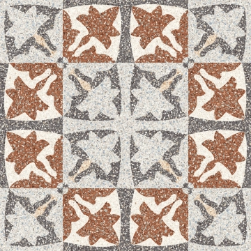 Newdeco Decoro CSANEPWL60 - Patchwork, Levigato, 60x60cm, 9.00mm, Rectified