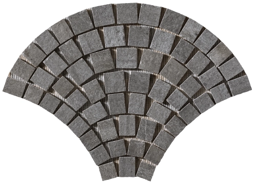 Reggio Nell'emilia Mosaico Ventaglio 1059698 - Pieve, Naturale, 52x75cm, 10.00mm, not-rectified