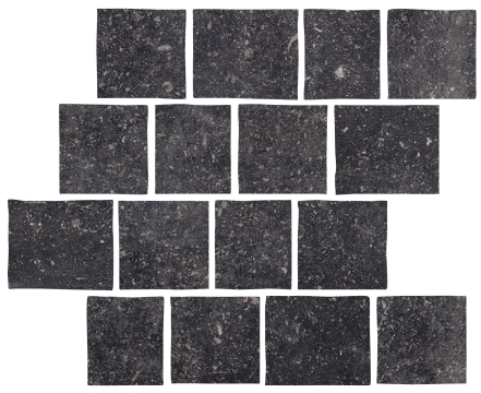 Di Pietra Mosaico Pave 1080128 - Ardenne Nero, Naturale, 30x30, Square, 10.00, Not Rectified