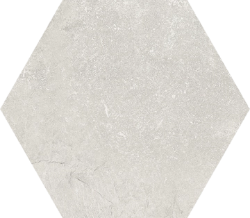 Namur Esagono 136021 - Blanche, Naturale, 25x22cm, 10.00mm, not-rectified