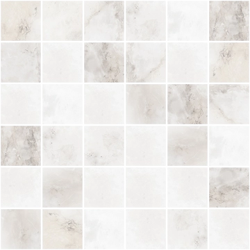 Patagonia Mosaico 5x5 125200 - Bianco, Lucidato, 30x30cm, 9.00mm, Rectified
