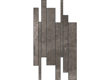 Umbria Antica Muretto 114238 - Antracite, Naturale, 15x60cm, 10.00mm, Rectified