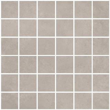 Concreta Mosaico 5x5 119185 - Grigio Chiaro, Naturale, 30x30cm, 10.00mm, Rectified