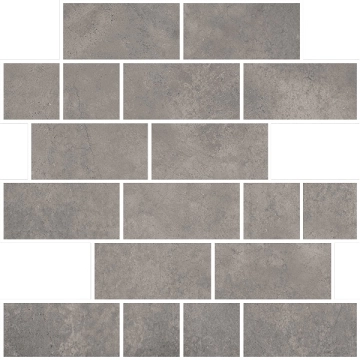 Concreta Mosaico Multisize 119089 - Grigio Scuro, Naturale, 30x30cm, 10.00mm, not-rectified