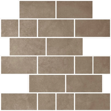 Concreta Mosaico Multisize 119091 - Terra, Naturale, 30x30cm, 10.00mm, not-rectified