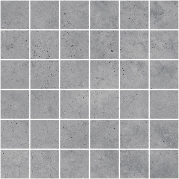 Concreta Mosaico 3x3 119085 - Grigio Scuro, Naturale, 30x30cm, 10.00mm, Rectified
