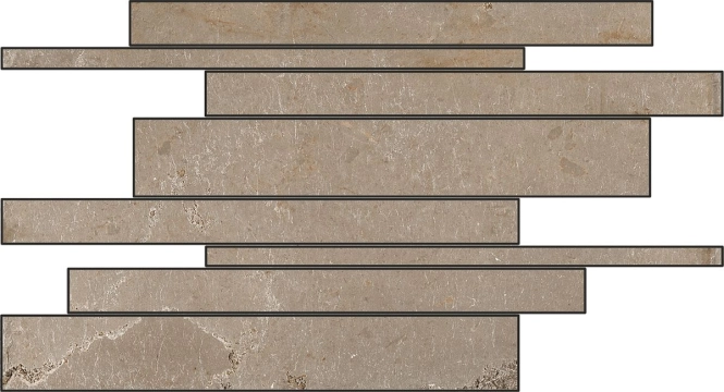 Mediterranea Muretto 128312 - Byblos, Naturale, 15x60cm, 10.00mm, not-rectified
