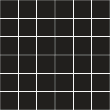 Full Colours Mosaico 5x5 109204 - Midnight, Naturale, 30x30cm, 10.00mm, not-rectified