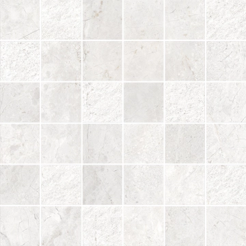 Pietra D'orvieto Mosaico Blended 138320 - Bianco, Naturale, 30x30cm, 9.00mm, not-rectified