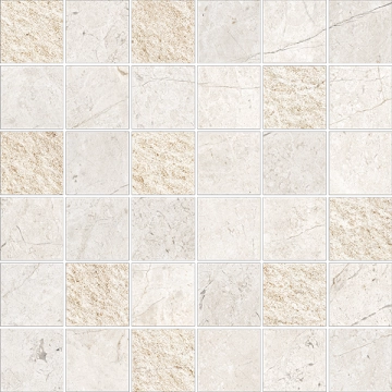 Pietra D'orvieto Mosaico Blended 138321 - Beige, Naturale, 30x30cm, 9.00mm, not-rectified