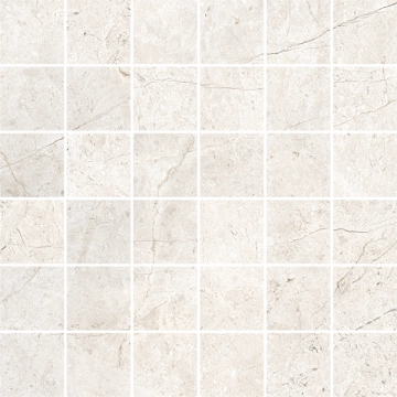 Pietra D'orvieto Mosaico 5x5 138304 - Beige, Naturale, 30x30cm, 9.00mm, Rectified