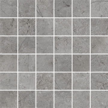 Pietra D'orvieto Mosaico 5x5 138312 - Cenere, Naturale, 30x30cm, 9.00mm, Rectified