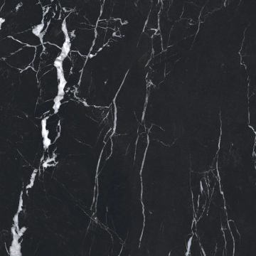 Marquina 123050 - Nero, Lucidato, 80x80cm, 6.00mm, Rectified