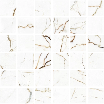 Segesta Mosaico 5x5 127305 - Caramel, Lucidato, 30x30cm, 10.00mm, Rectified